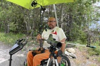 Pascal Héritier s'entraîne aux Mayens de Conthey